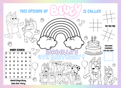 Coloring Book/PlaceMat