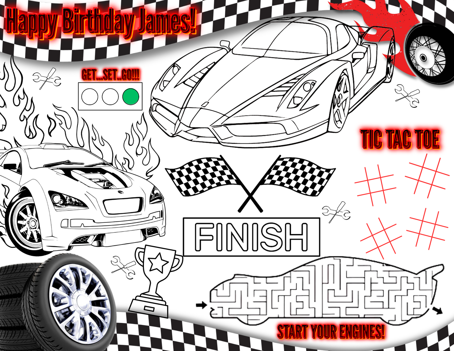 Coloring Book/PlaceMat